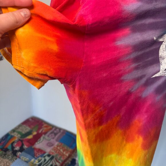 Disney Parks Disneyland Retro Rainbow Tie Dye Short Sleeve Casual T Shirt - Picture 10 of 15